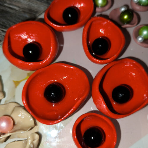 Серьги Red Vine